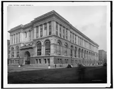 The Public library, Chicago, Ill., c1900. Creator: Unknown