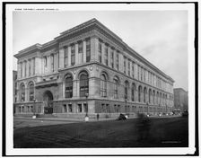 The Public library, Chicago, Ill., c1900. Creator: Unknown