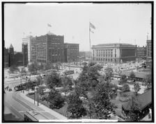 The Public Square, Cleveland, Ohio, between 1900 and 1915. Creator: Unknown