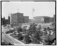 The Public Square, Cleveland, Ohio, between 1900 and 1915. Creator: Unknown