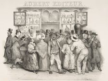 The Publisher Aubert (You must admit the government has a comic appearance), 1831. Creators: Charles Joseph Traviès de Villers, Delaporte