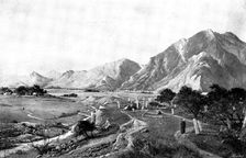 The Pudja Mountain and the Raneezai and Baneezai Country, from near Baboozai, 1895. Creator: George Meisenbach