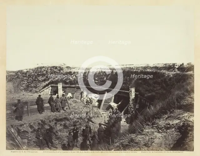 The Pulpit, Fort Fisher, N.C., January 1865. Creator: Alexander Gardner.