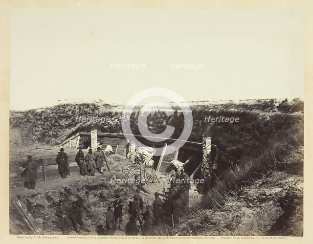 The Pulpit, Fort Fisher, N.C., January 1865. Creator: Alexander Gardner.