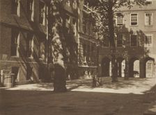 The pump court, the Temple. From the album: Photograph album - London, 1920s. Creator: Harry Moult