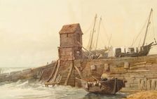 The Pump House, Brighton, 1800-1824. Creator: Samuel Prout