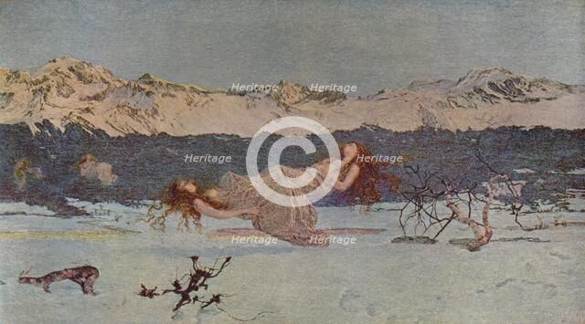 'The Punishment of Luxury', 1891 (1935). Artist: Giovanni Segantini.