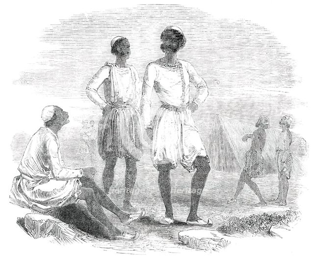 The Punjab - Native Troops in Camp, 1850. Creator: Unknown.