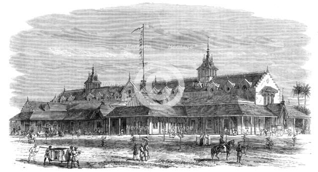 The Punjaub Exhibition Building at Lahore, 1864. Creator: Unknown.