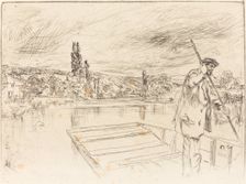 The Punt, 1861. Creator: James Abbott McNeill Whistler