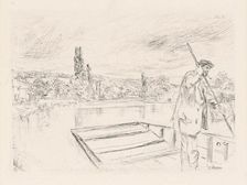 The Punt, 1861 (published 1862). Creator: James Abbott McNeill Whistler