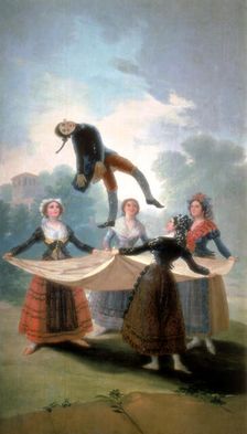 The Puppet 1792. Artist: Francisco Goya