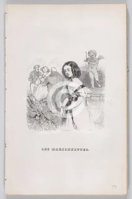 The Puppets from The Complete Works of Béranger, 1836. Creator: John Thompson.