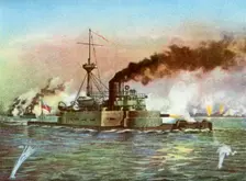 The Puritan at Matanzas 1898