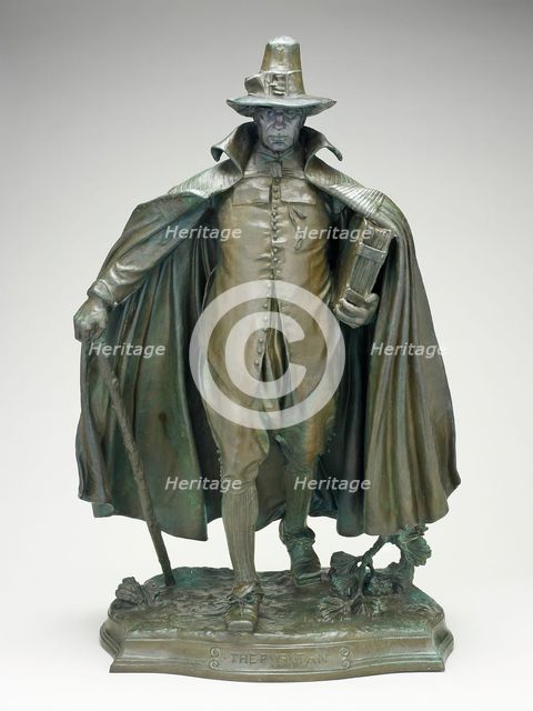 The Puritan, Modeled 1883-86, cast after 1899. Creator: Augustus Saint-Gaudens.