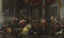 The Purification of the Temple, c. 1580. Artist: Bassano, Jacopo, il vecchio (ca. 1510-1592)