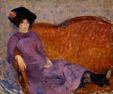 The Purple Dress, 1908-1910. Creator: William James Glackens