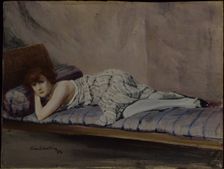 The purple pillow (Il guanciale viola), 1923