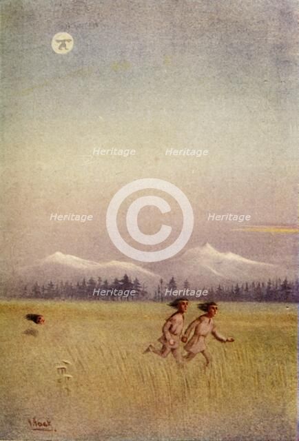 'The Pursuing Head', 1914. Creator: Unknown.