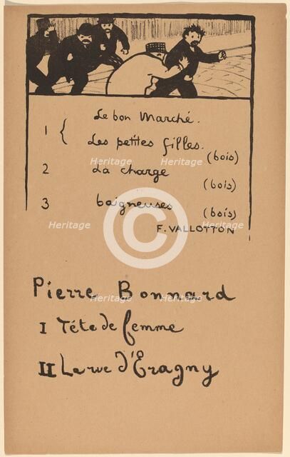 The Pursuit, 1893. Creator: Félix Vallotton.