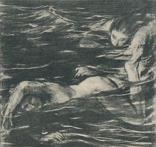 The Pursuit 1919. Artist: Charles Shannon