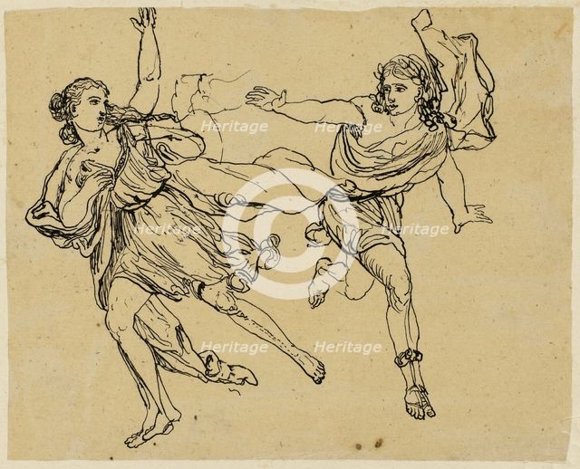 The Pursuit, n.d. Creator: Rodolphe Bresdin.