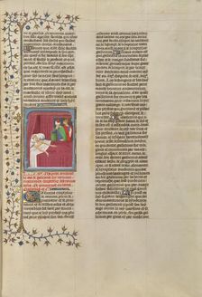 The Putrefaction of the Flesh of the Dying Emperor Galerius, about 1413-1415. Creators: Boucicaut Master, Workshop of the Boucicaut Master