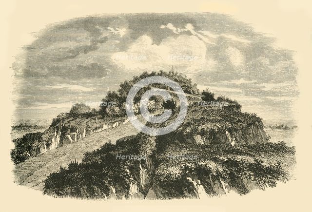 'The Pyramid of Cholula', 1890.   Creator: Unknown.