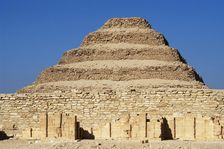 The Pyramid of Djoser (Zoser) or step pyramid, Saqqara necropolis, Egypt, Old Kingdom (2015). Creator: Unknown