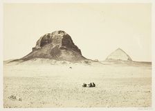 The Pyramids of Dahshoor, 1857. Creator: Francis Frith