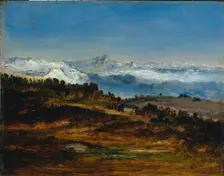 The Pyrenees, the Peak of the Midi de Bigorre, 1871-1872. Creator: Narcisse Diaz de la Peña (French, 1807-1876)