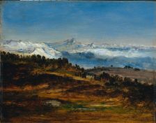 The Pyrenees, the Peak of the Midi de Bigorre, 1871-1872. Creator: Narcisse Diaz de la Peña (French, 1807-1876)