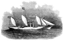 The Pacha of Egypt's Steam-yacht "Said", 1858. Creator: Unknown