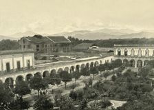 The Pacific Coast Zone; The Plaza and Environs of the City of Colima 1919. Creator: Unknown