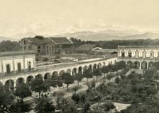 The Pacific Coast Zone; The Plaza and Environs of the City of Colima 1919. Creator: Unknown