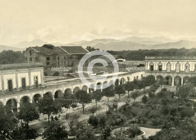 'The Pacific Coast Zone; The Plaza and Environs of the City of Colima', 1919. Creator: Unknown.