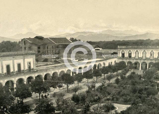 'The Pacific Coast Zone; The Plaza and Environs of the City of Colima', 1919. Creator: Unknown.