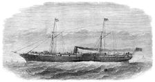 The Pacific Steam Navigation Company's new iron mail steam-ship Quito, 1864. Creator: Unknown