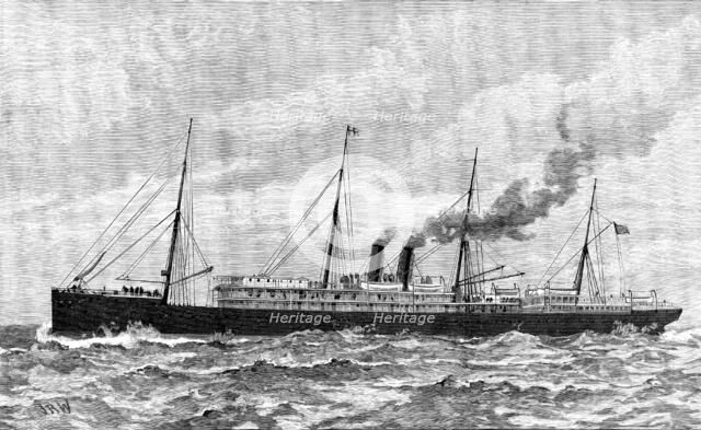 The Pacific Steam Navigation Company’s ship Orotava, 1890. Creator: Unknown.
