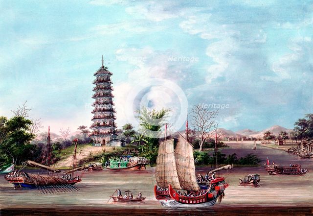The Pagoda, Whampoa, China. Artist: Unknown