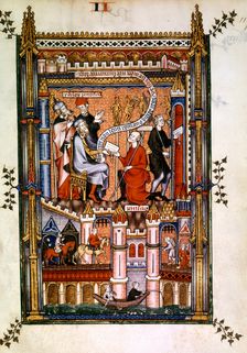 The pagan priests of Paris send their message to Rome, 1317