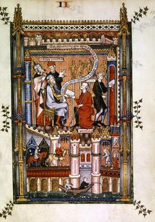 The pagan priests of Paris send their message to Rome, 1317