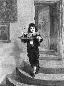 "The Page," by W. Fyfe, 1870. Creator: Robert Loudan