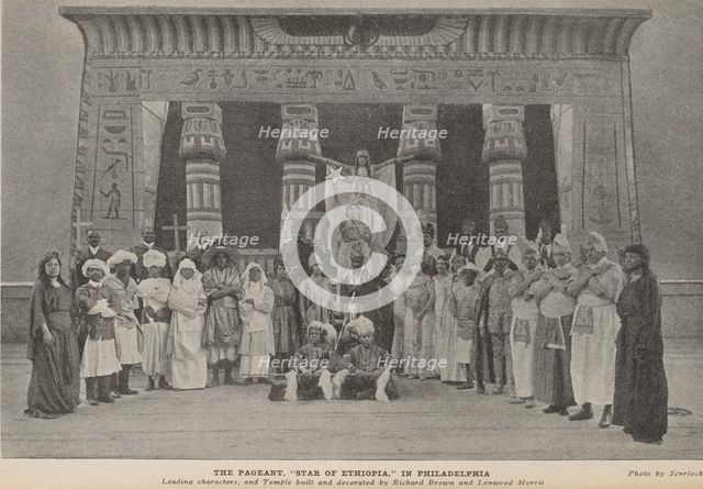 The pageant, "The star of Ethiopia," in Philadelphia, 1916-08. Creator: Scurloack.