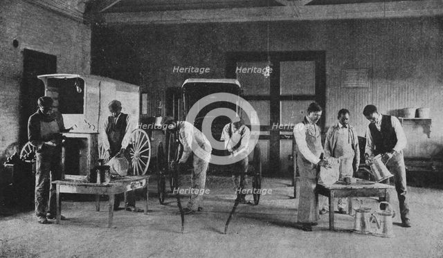 The paint shop, 1904. Creator: Frances Benjamin Johnston.