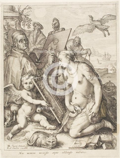 The Painter, 1616. Creator: Jan Saenredam.