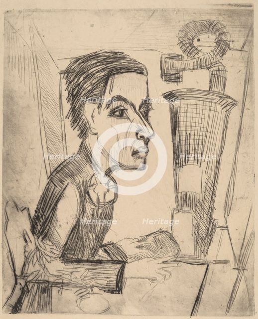 The Painter, 1923. Creator: Ernst Kirchner.