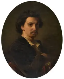 The Painter Constant Wauters, 1847. Creator: Joseph Stallaert
