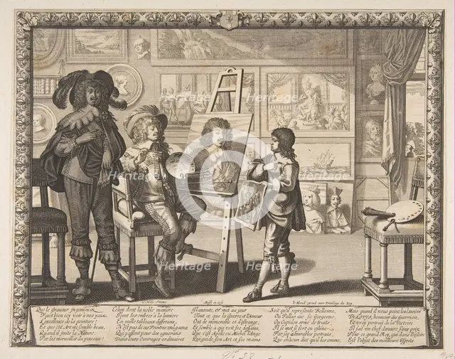 The Painter, ca. 1642. Creator: Abraham Bosse.