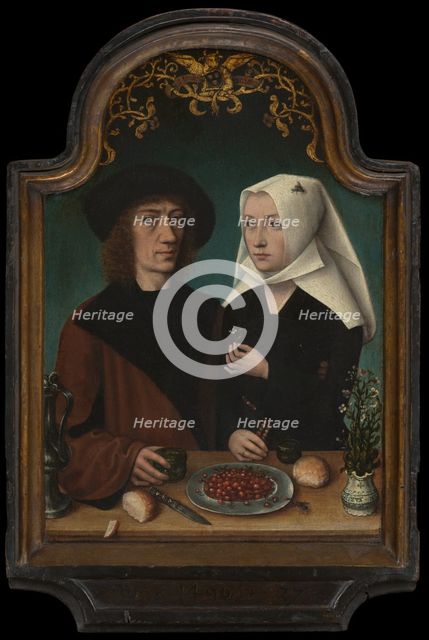 The Painter and His Wife, 1496. Creator: Master of Frankfurt.